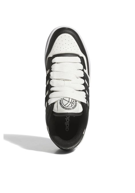 Adidas Rapid Court Shoes White Black Junior ADIDAS CORE | Sneakers | JR0166-